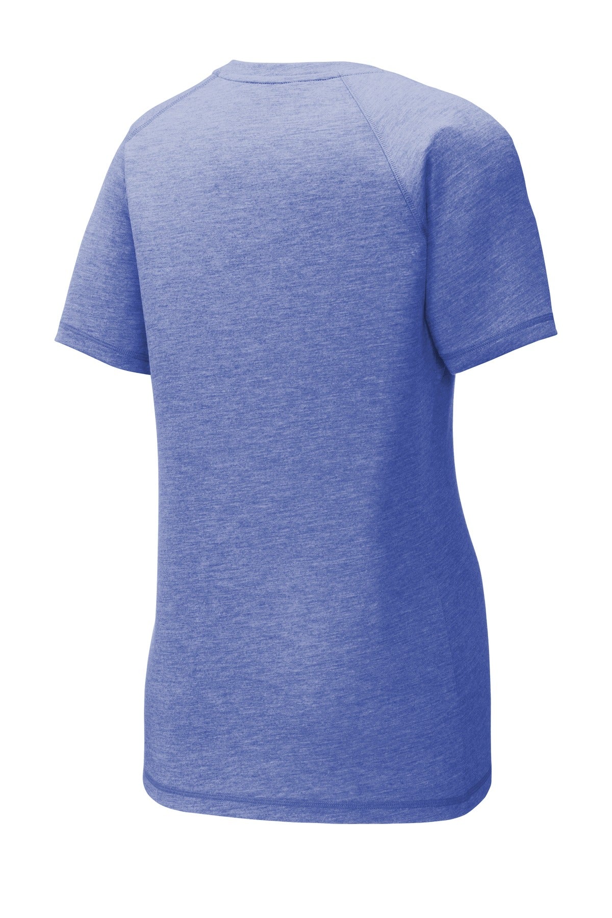 Sport-Tek Women's PosiCharge Tri-Blend Wicking Scoop Neck Raglan Tee LST400