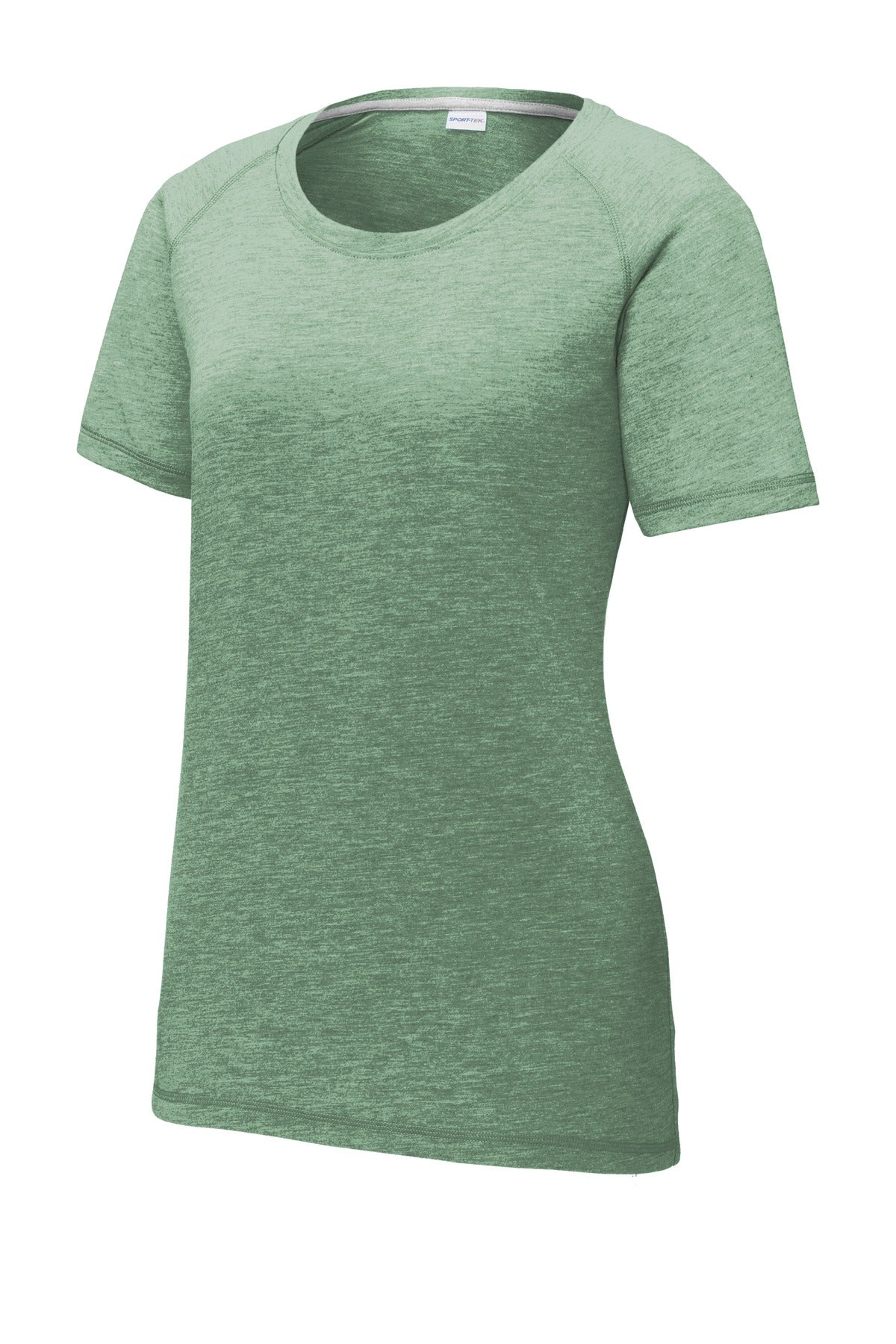 Sport-Tek Women's PosiCharge Tri-Blend Wicking Scoop Neck Raglan Tee LST400
