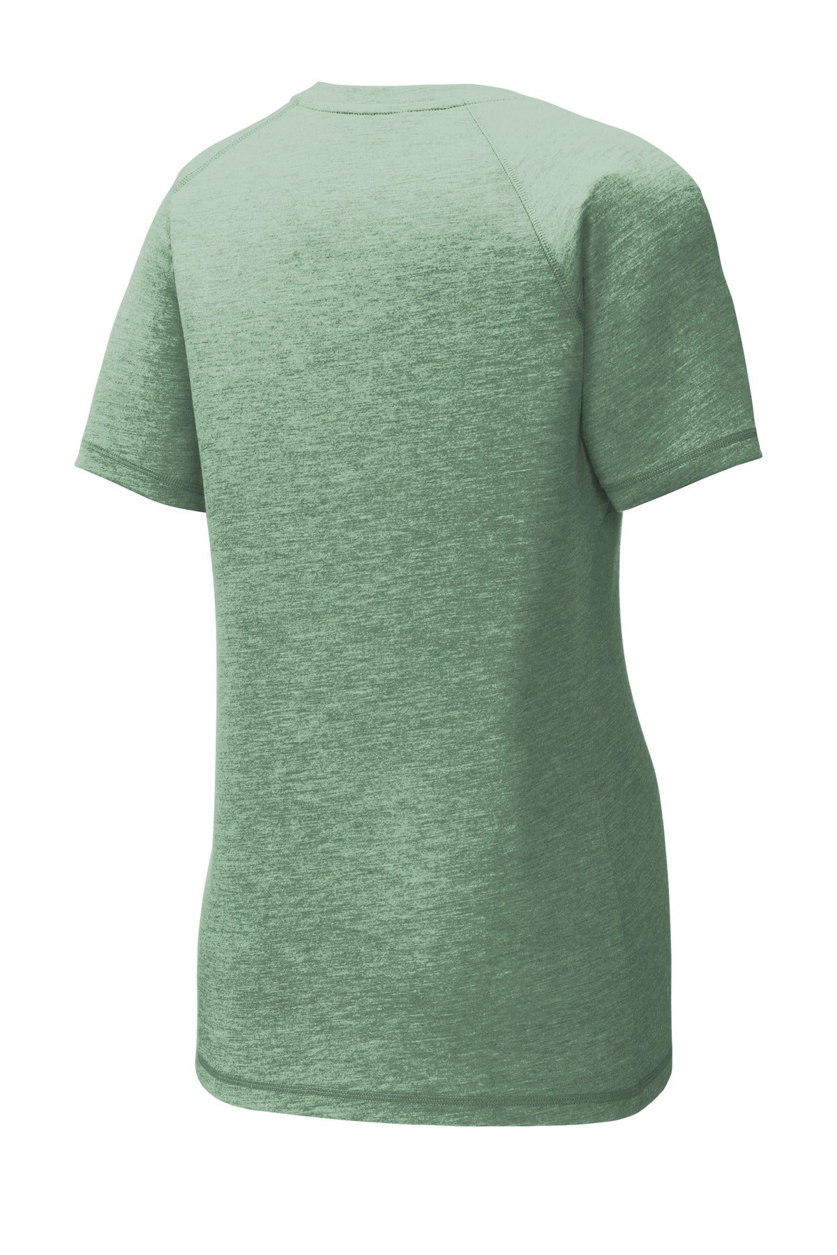 Sport-Tek Women's PosiCharge Tri-Blend Wicking Scoop Neck Raglan Tee LST400