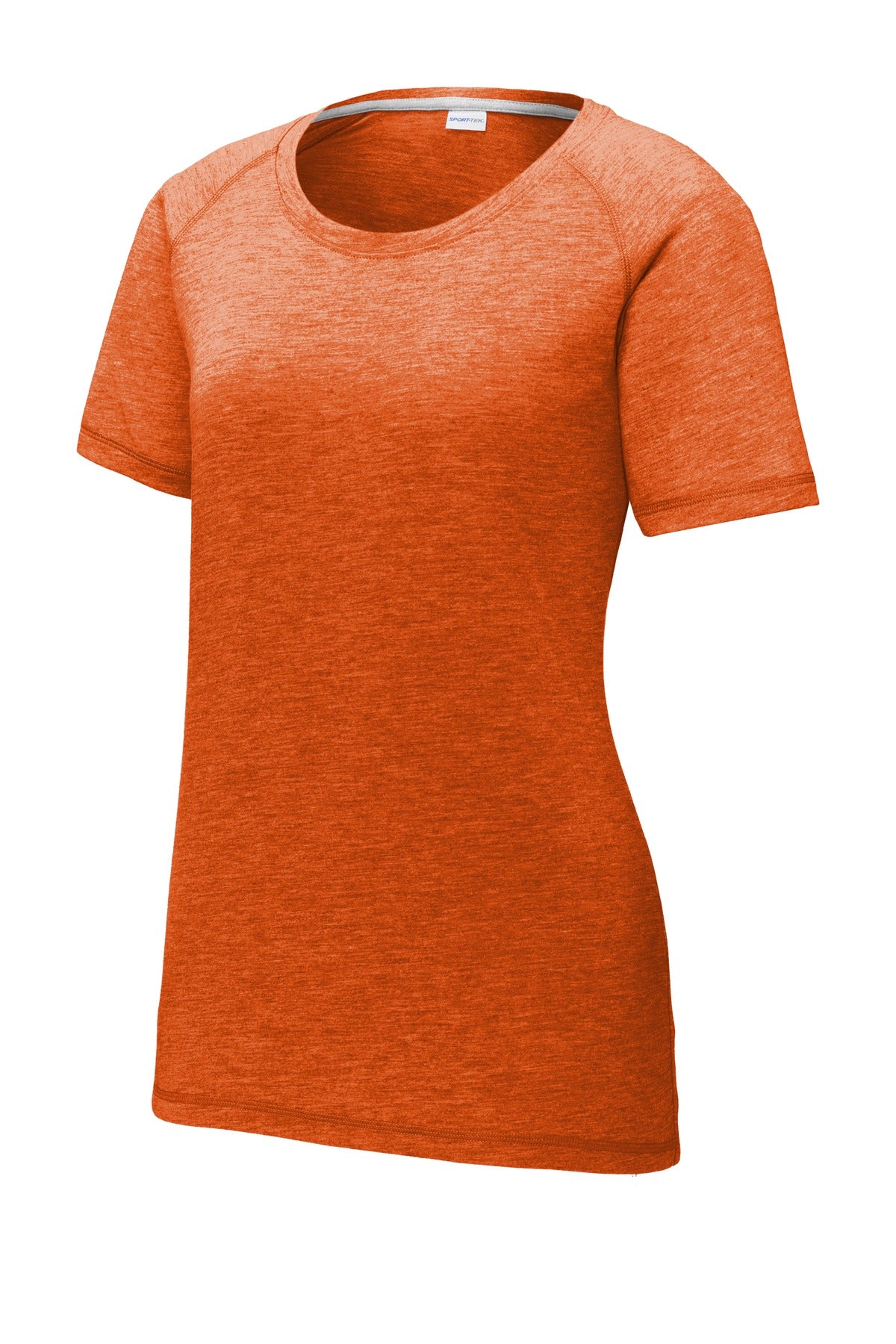 Sport-Tek Women's PosiCharge Tri-Blend Wicking Scoop Neck Raglan Tee LST400