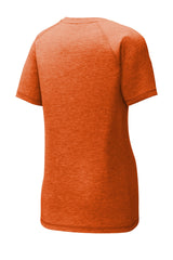 Sport-Tek Women's PosiCharge Tri-Blend Wicking Scoop Neck Raglan Tee LST400