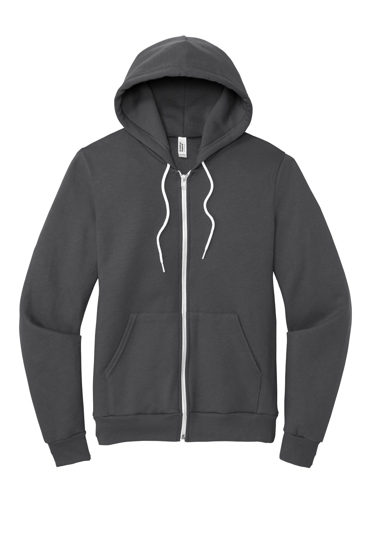 American Apparel Men's Flex Fleece Zip Hoodie. F497W American Apparel