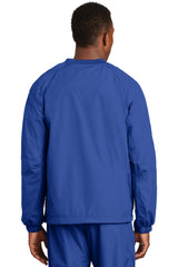 Sport-Tek Men's V-Neck Raglan Wind Shirt