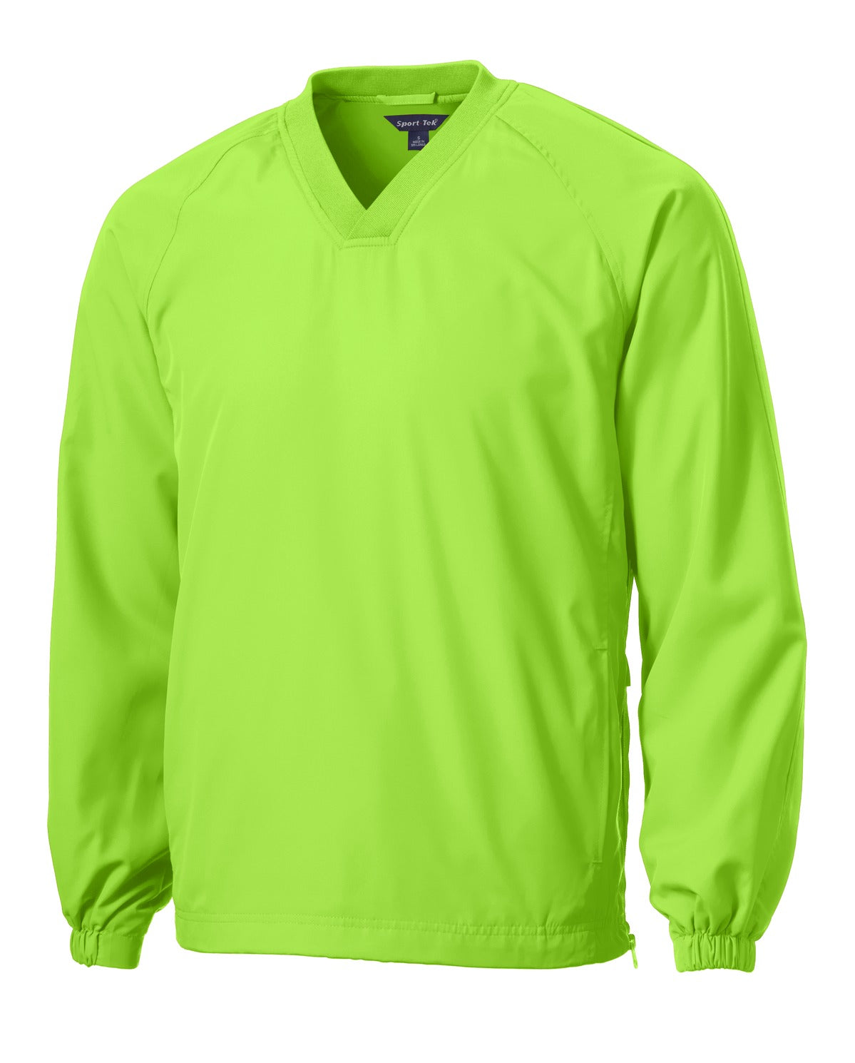 Sport-Tek Men's V-Neck Raglan Wind Shirt