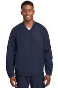 Sport-Tek Men's V-Neck Raglan Wind Shirt