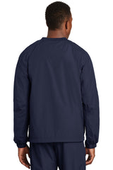 Sport-Tek Men's V-Neck Raglan Wind Shirt