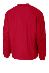 Sport-Tek Men's V-Neck Raglan Wind Shirt