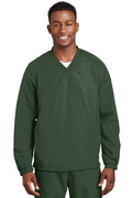 Sport-Tek Men's V-Neck Raglan Wind Shirt