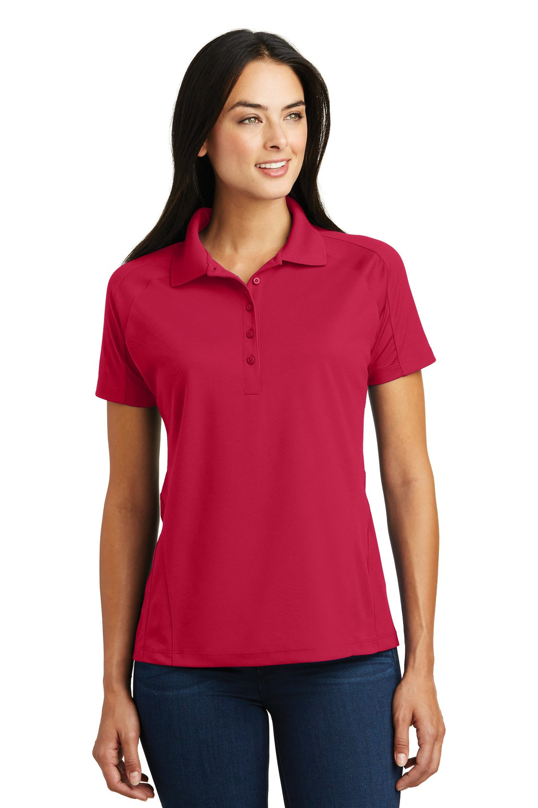 Sport-Tek Women's Dri-Mesh Pro Polo L474