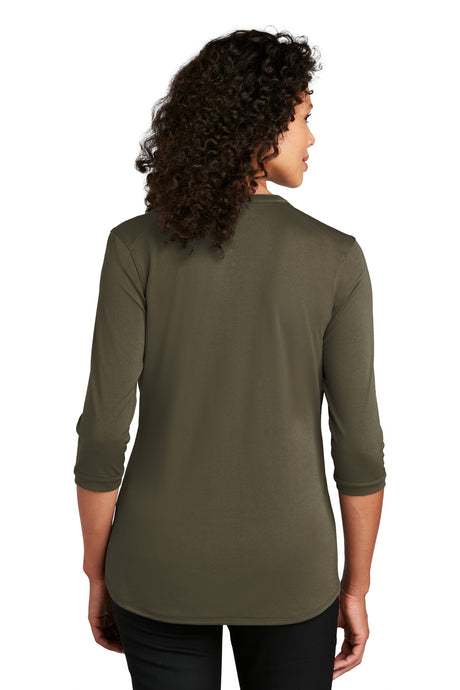 Port Authority Ladies UV Choice Pique Henley LK750 Port Authority