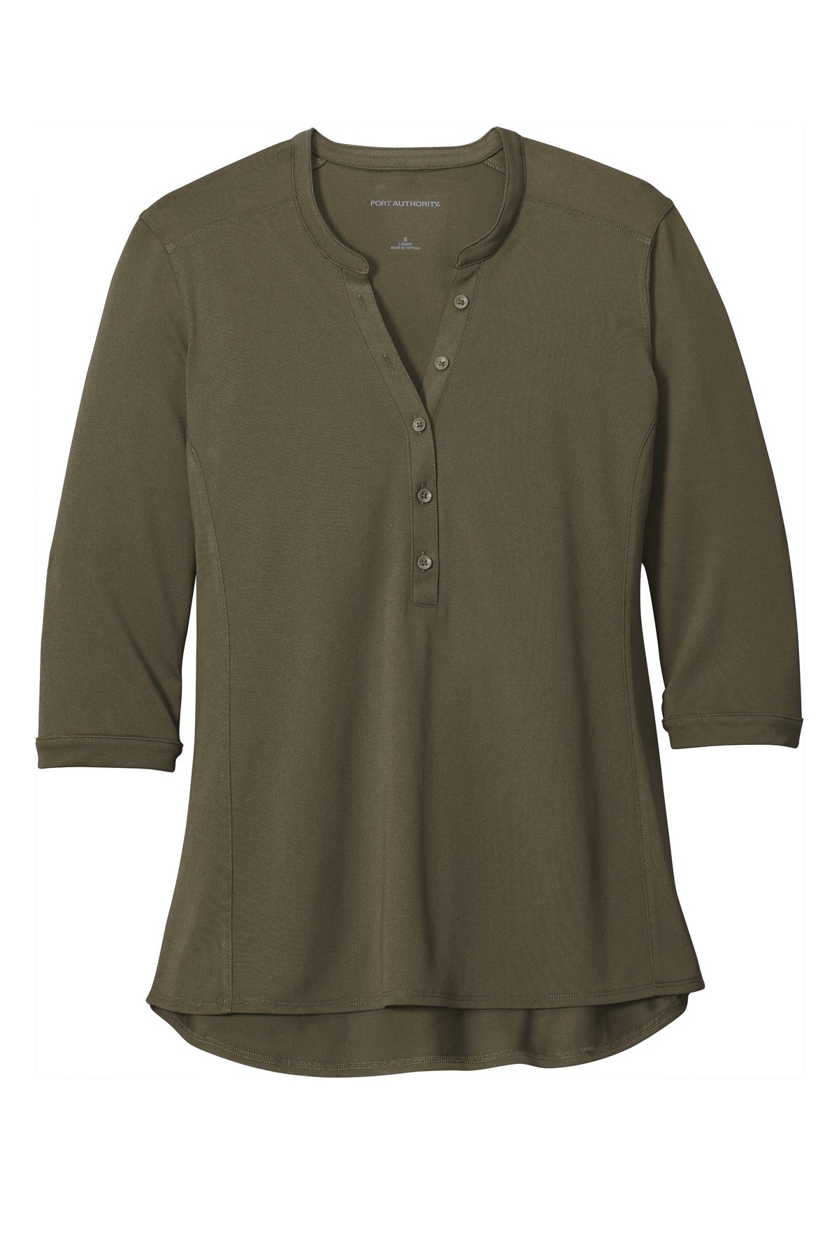 Port Authority Ladies UV Choice Pique Henley LK750 Port Authority