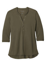 Port Authority Ladies UV Choice Pique Henley LK750 Port Authority