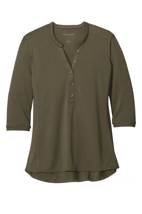 Port Authority Ladies UV Choice Pique Henley LK750 Port Authority