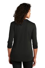 Port Authority Ladies UV Choice Pique Henley LK750 Port Authority