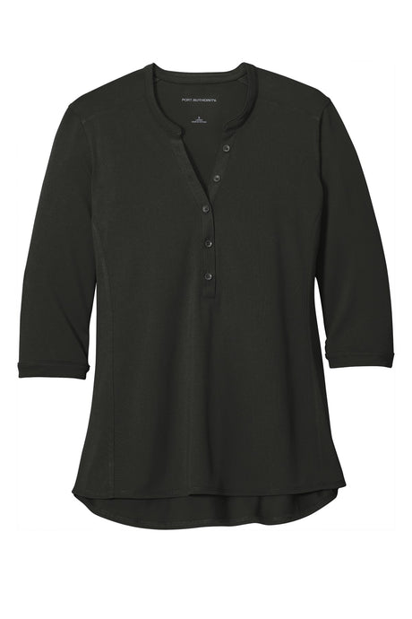 Port Authority Ladies UV Choice Pique Henley LK750 Port Authority