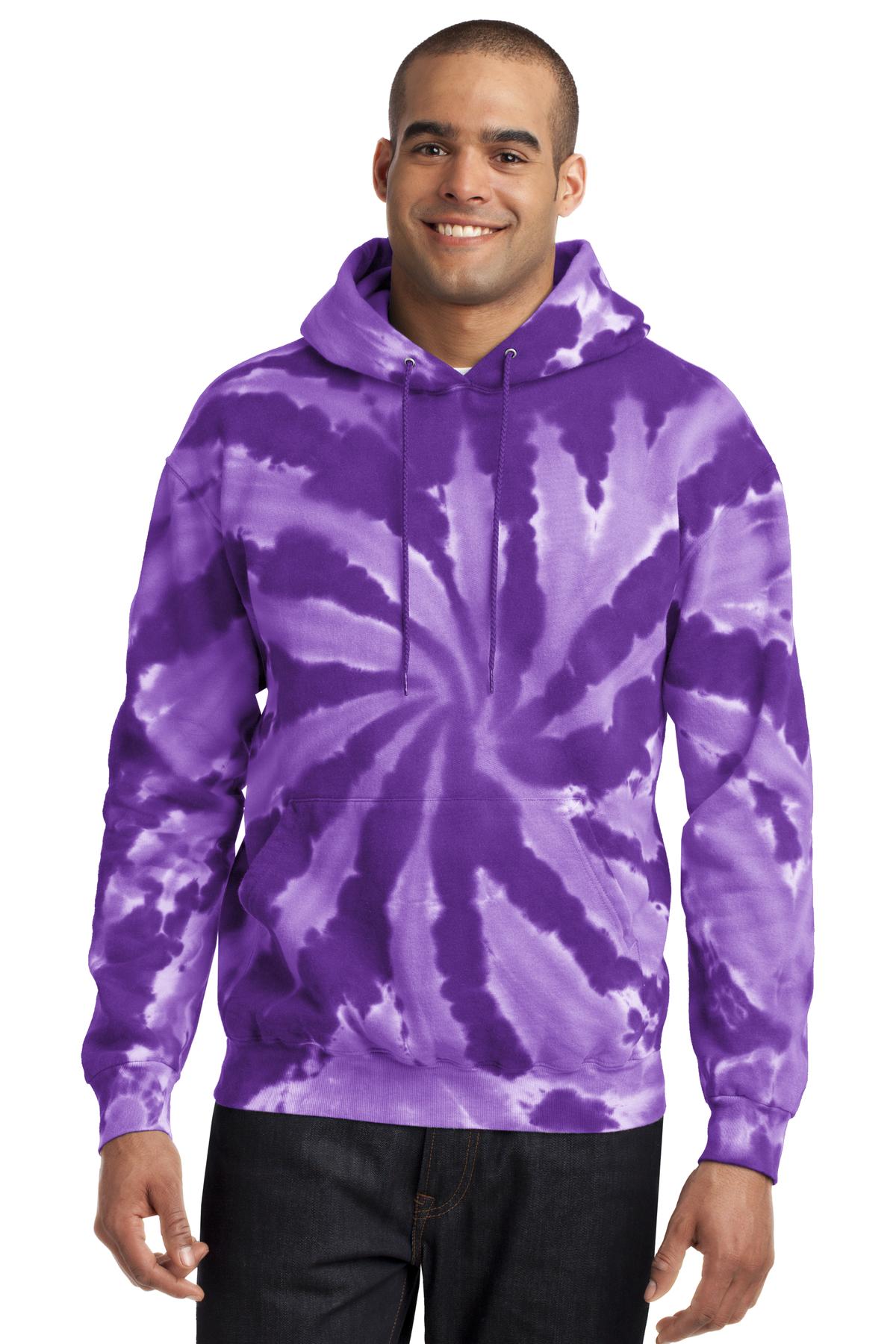 Port & Company - Men's Tie-Dye Pullover Hooded Sweatshirt Port & Company