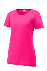 Sport-Tek Women's PosiCharge Competitor Cotton Touch Scoop Neck Tee