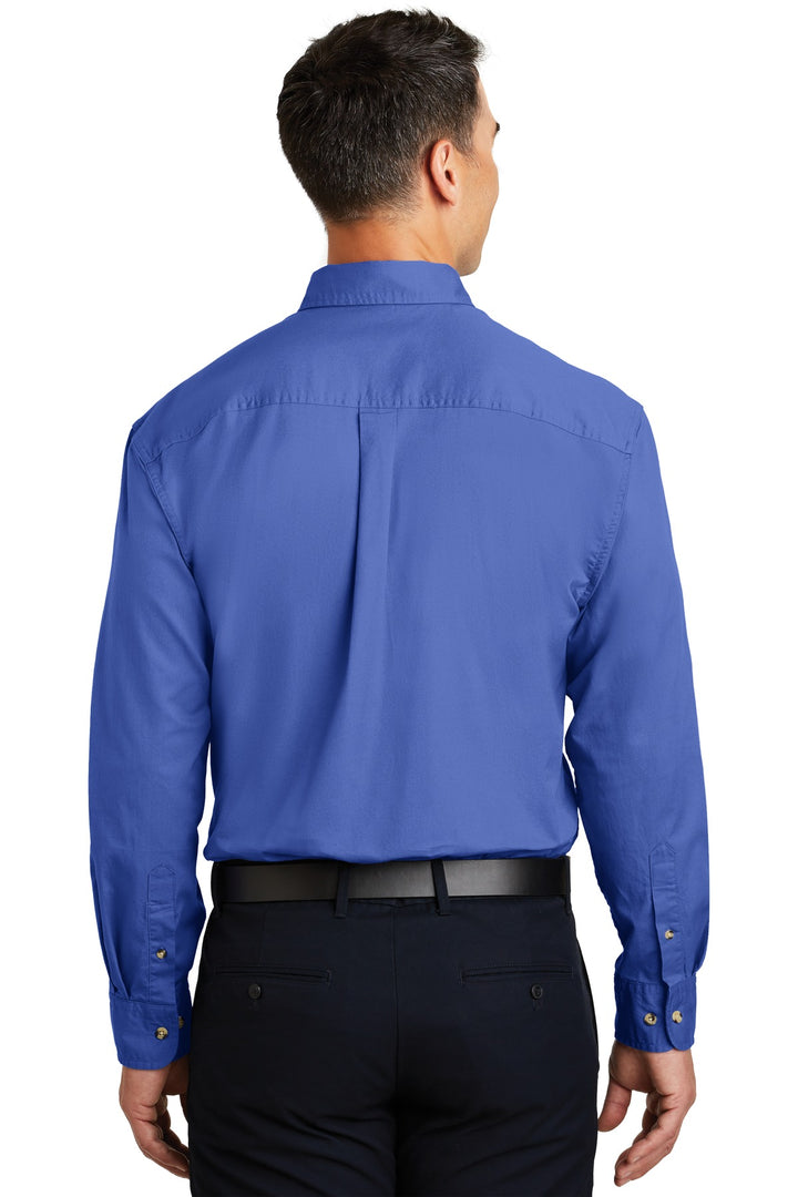 Port Authority Long Sleeve Twill Shirt.  S600T