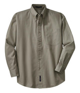 Port Authority Long Sleeve Twill Shirt.  S600T