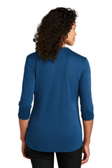 Port Authority Ladies UV Choice Pique Henley LK750 Port Authority