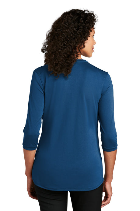 Port Authority Ladies UV Choice Pique Henley LK750 Port Authority