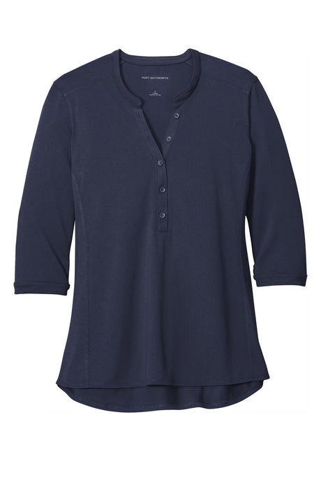 Port Authority Ladies UV Choice Pique Henley LK750 Port Authority