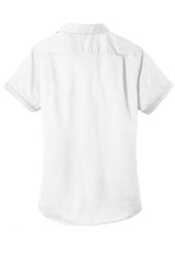 Port Authority Ladies Short Sleeve SuperPro Twill Shirt. L664