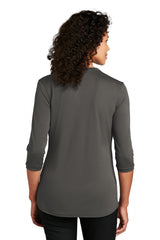 Port Authority Ladies UV Choice Pique Henley LK750 Port Authority