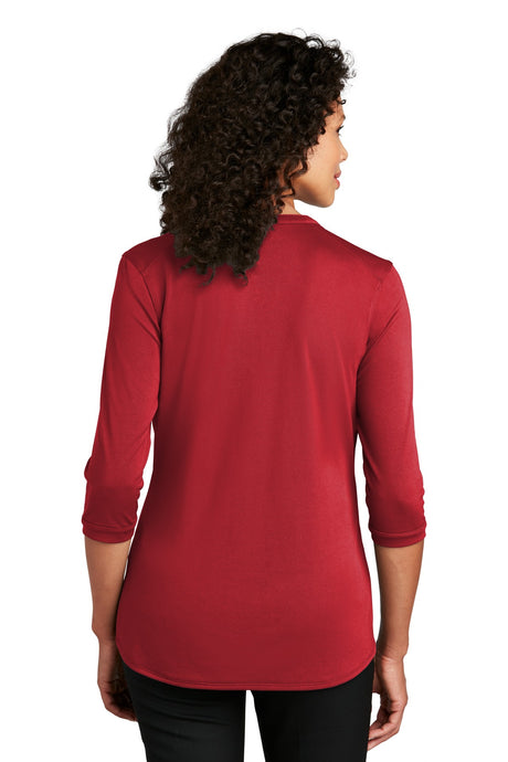 Port Authority Ladies UV Choice Pique Henley LK750 Port Authority