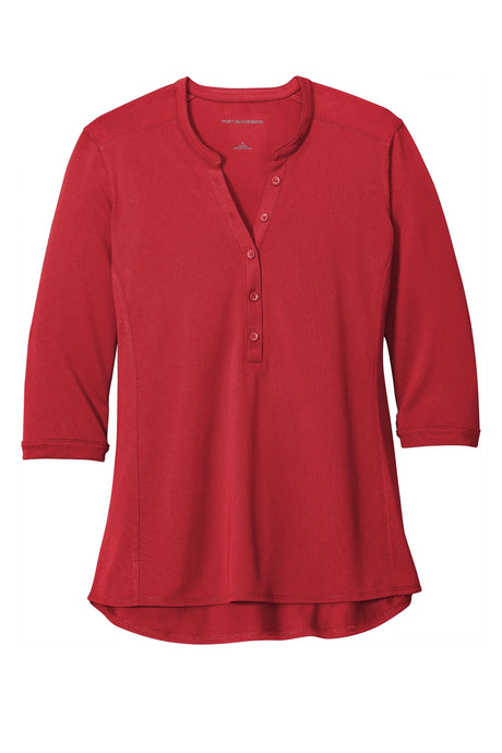 Port Authority Ladies UV Choice Pique Henley LK750 Port Authority