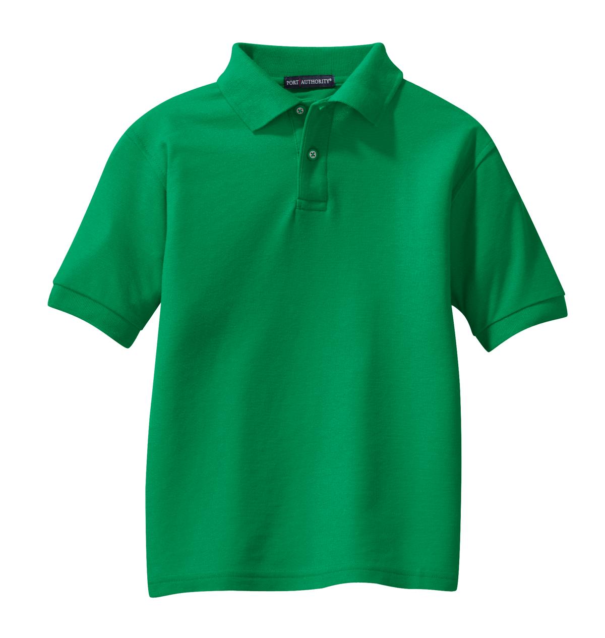 Port Authority Youth Silk Touch Polo.  Y500