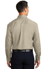 Port Authority Long Sleeve Twill Shirt.  S600T