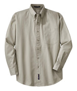 Port Authority Long Sleeve Twill Shirt.  S600T