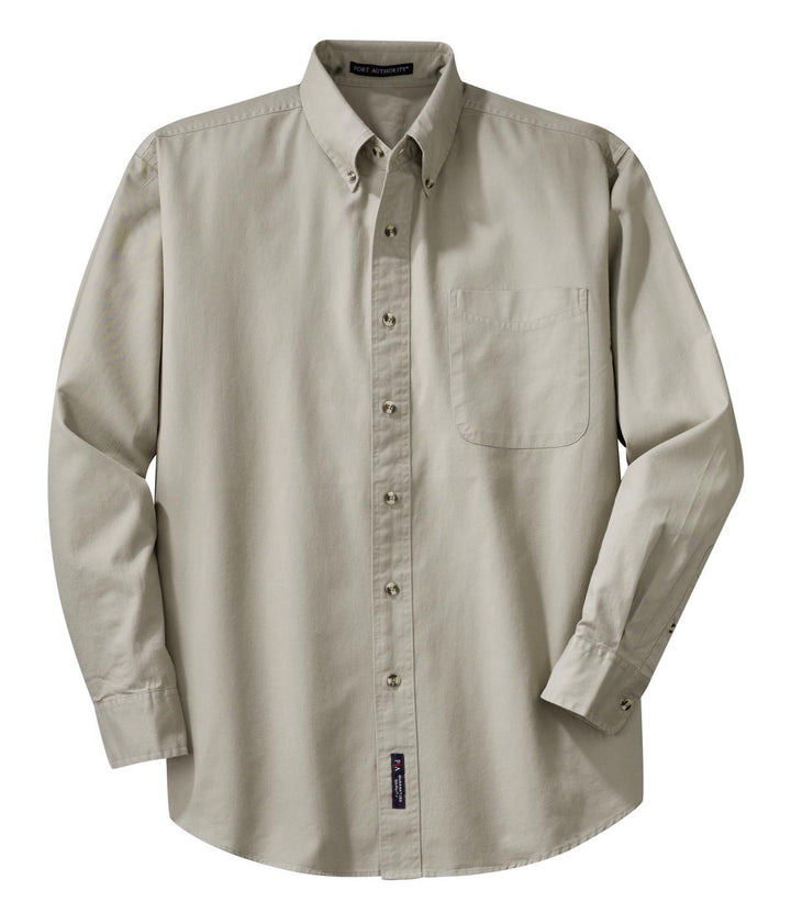 Port Authority Long Sleeve Twill Shirt.  S600T