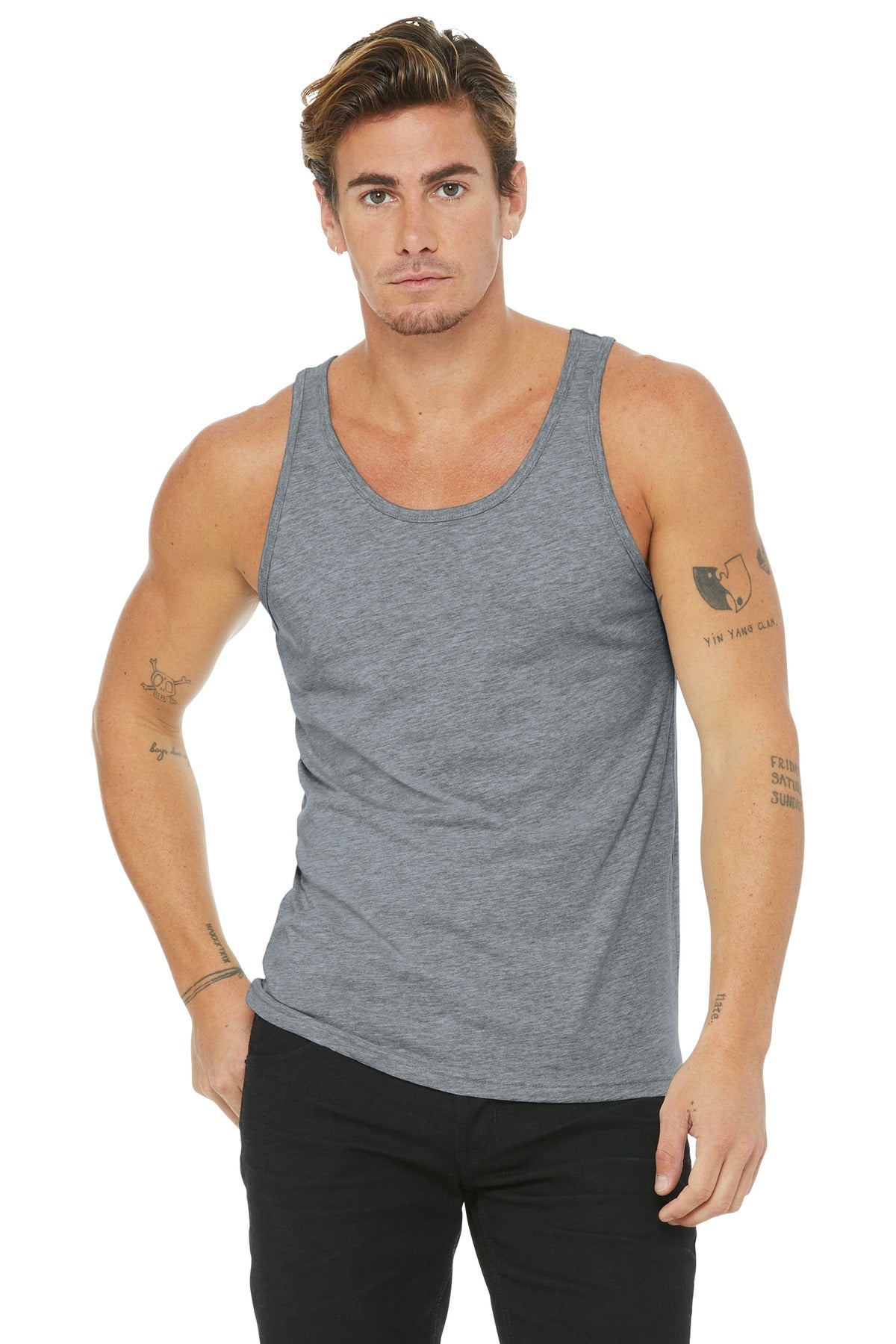 BELLA + CANVAS Men's Jersey Tank 1 of 2 BELLA + CANVAS