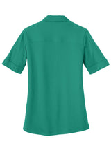 Port Authority Ladies Silk Touch Interlock Performance Polo. L5200