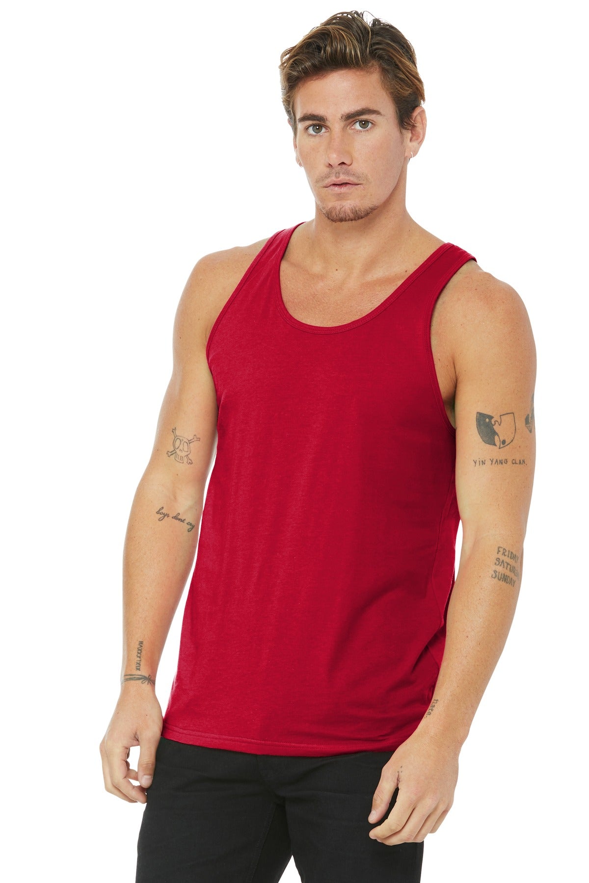 BELLA + CANVAS Men's Jersey Tank 1 of 2 BELLA + CANVAS