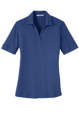 Port Authority Ladies Silk Touch Interlock Performance Polo. L5200