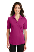 Port Authority Ladies Silk Touch Interlock Performance Polo. L5200