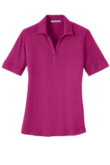 Port Authority Ladies Silk Touch Interlock Performance Polo. L5200