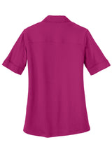 Port Authority Ladies Silk Touch Interlock Performance Polo. L5200