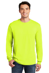 Gildan Men's Heavy Cotton 100% Cotton Long Sleeve T-Shirt. 5400 1 of 2 Gildan