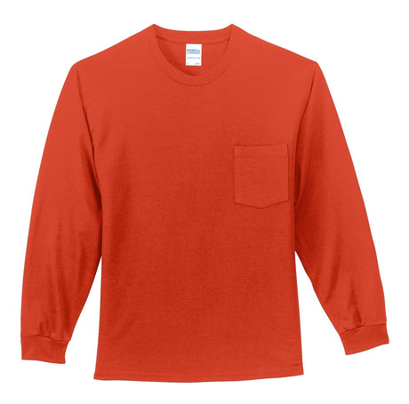 Port & Company Men's Long Sleeve Essential Pocket Tee Port & Company