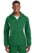 Sport-Tek Colorblock Raglan Anorak. JST63