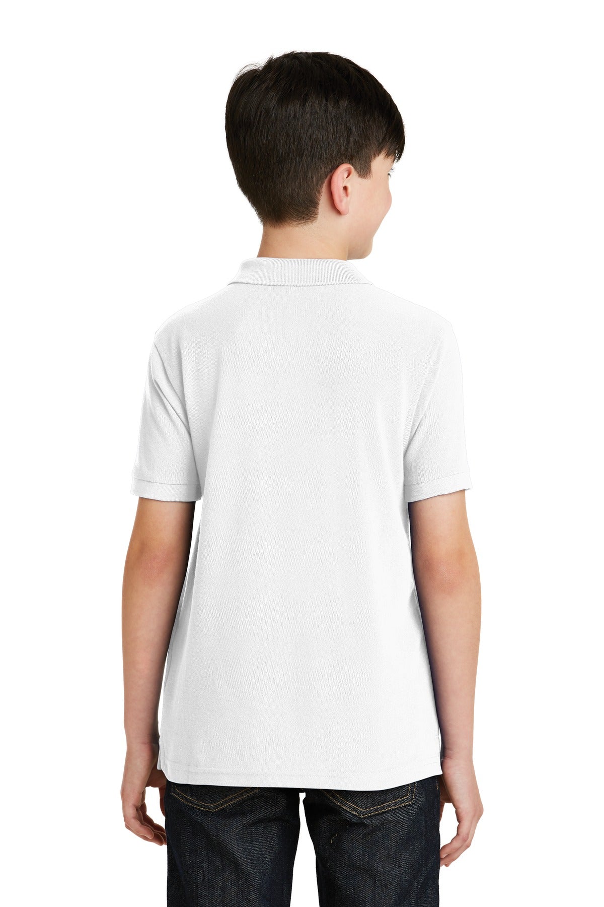 Port Authority Youth Silk Touch Polo.  Y500