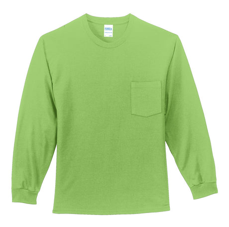 Port & Company Men's Long Sleeve Essential Pocket Tee Port & Company