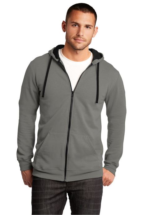 District The Concert Fleece Full-Zip Hoodie. DT800 District