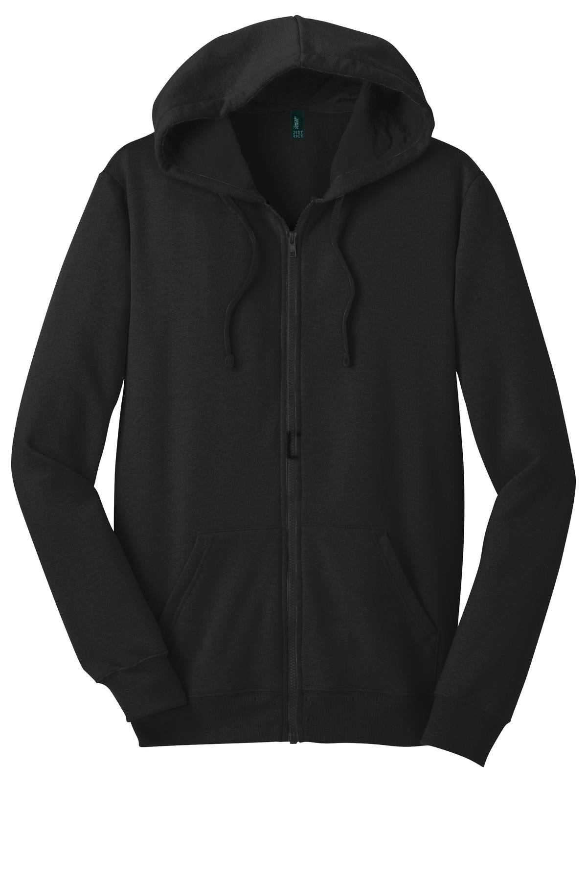District The Concert Fleece Full-Zip Hoodie. DT800 District
