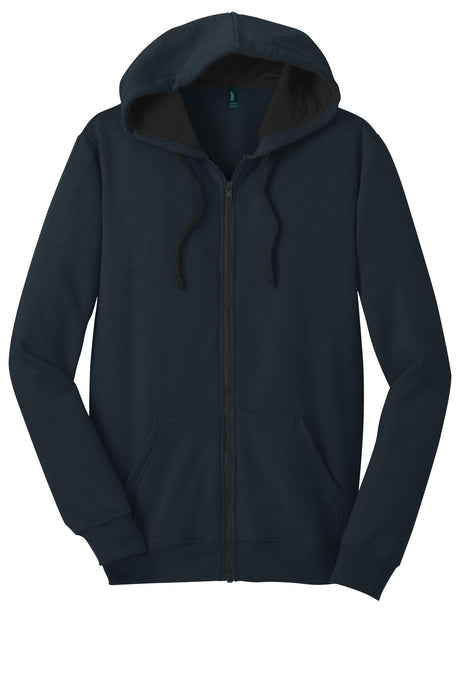 District The Concert Fleece Full-Zip Hoodie. DT800 District