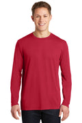Sport-Tek Men's Long Sleeve PosiCharge Competitor Cotton Touch Tee. ST450LS